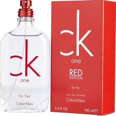 perfume calvin klein red